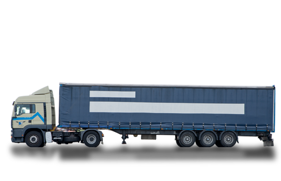 Flota vehículos Sueiro Trans. Tauliner para transporte de mercancías embaladas